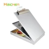 Custom-made Letter size aluminum storage clipboard with Dual Tray Storage