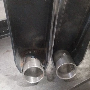 Custom metal steel aluminium tube structural square welding fabrication tube cutting service
