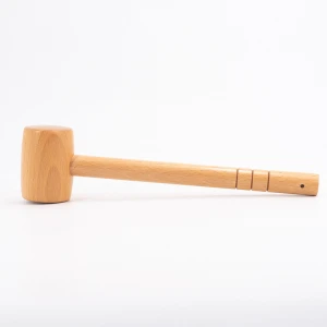 Custom Natural Beech Wooden Hammer Wooden Mallet