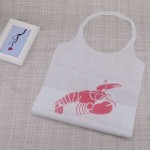 Custom Printed Restaurant Plastic Non-woven Aprons Disposable Plastic Adults Bibs Aprons With Logo