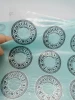custom printing clear electroforming metal brand logo nickel stickers for watch dials