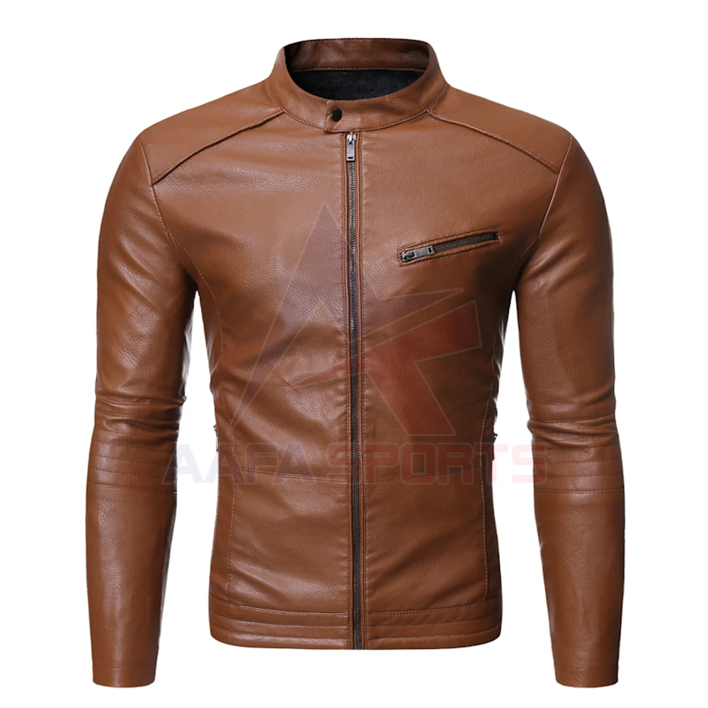 Custom Stylish Men Leather Jackets For Sale