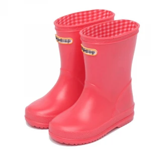 Custom Waterproof Rain Shoes Anti-Slip Children pvc Rain Boot