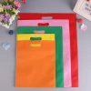 Custom With Logo Supplier Printing PP T-shirt Supermarket Breathablelogo Grocery Shopping Reusable Foldable D Cut Non Woven Bag