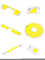 Customize Logo Shape Cob Panel 1W-1000W White Red Blue Green Yellow Light Color 3V 5V 12V 24V Strip Cob Led Chip Light