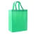 Import Customize silkscreen green non woven fabric shopping tote bag from China