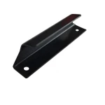 Customized Black Powder Coating Steel Furniture Bracket, Construction Mounting Bracket, Wood Connection Support Bracket