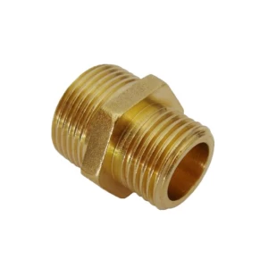 Customized Brass Male Thread Pipe Fittings Metal Thread Nipple Pipe Connector
