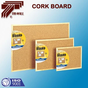 Customized cork board Cork bulletin  board  with  aluminum/wooden frame