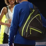 Customized Logo High Quality Pickleball Sling Bag With An Adjustable Shoulder Strap