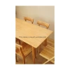 Customized Modern Bamboo And Wood Dining Table And Chair Set High Quality Environmentally Friendly Furniture