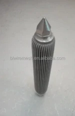 Customized Stainless Steel 304 Sintered Mesh Filter Element Low Pressure Line Gap Cartridge Screen for Machine Oil Filter