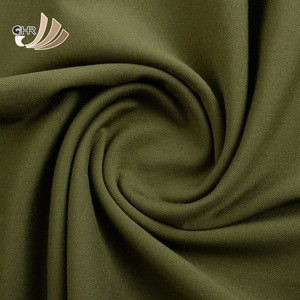 Customized thick breathable stretch 40s siro yarn rayon nylon elastane spandex fabric
