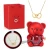 Import Cute Bear Acrylic Jewelry Box With Necklace Rotatable Eternal Rose Flower Jewelry Case For Valentines Day Gift Must Have from China