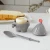 Import cute household detachable removable cartoon knight soldier shape boiled Egg cup Holder Tray  stand Container with spoon lid from China