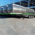 DALI Quality Oil Tank Truck Trailer 40000 Liters Aluminum Tanker 3 Axle Fuel Tank Semi Trailer