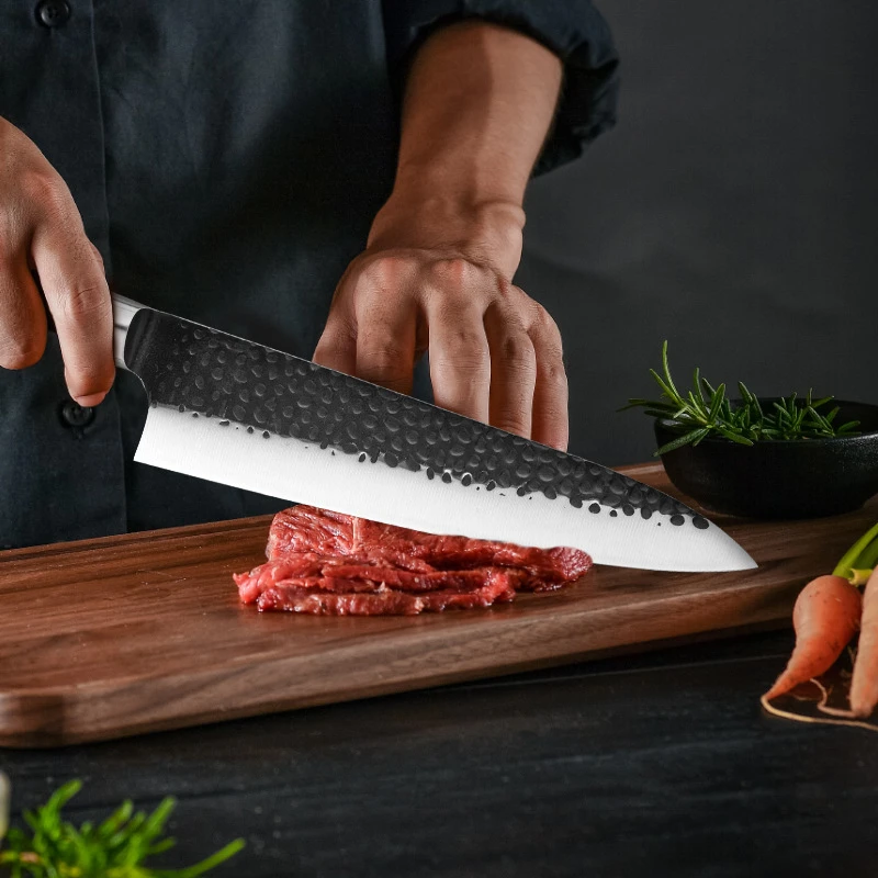 Damask Kitchen Chef Knife With Original Pakka Wood Pro Knfie Aus10 Damascus Steel Vg10 Handcraft Paring ChefS Handle Kirisuke