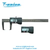 Data Output Digital Caliper With Round/Conical Measuring Points For Outside Grooves,Flat Head Outside Grooves Vernier Caliper