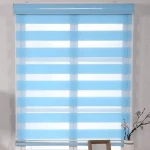 Day night light filtering Dual Layered zebra roller blind