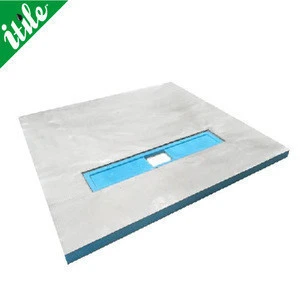 deep shower tray with round drain or liner shower tray for floor