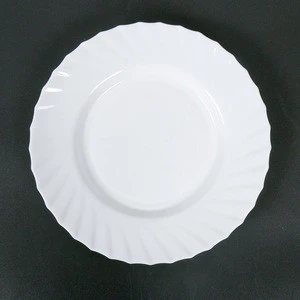 Delivery in time FDA certificated unbreakable gelite decorative glass plate