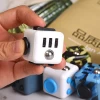 Dice Relieves Anxiety Stress Fidget Cube Promotional 6 Sides Rubber Silicone Kids Fidget Toys for Children and Adults