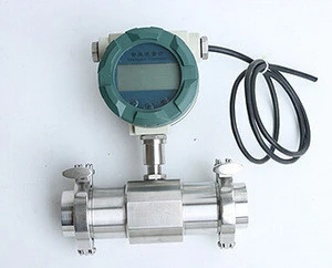 digital fuel flow meter Crude oil flow meter in liter liquid digital turbine flowmeter