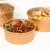 Import Disposable Fruit Salad Container Packaging, Take Away Paper Salad bowl with lid from China