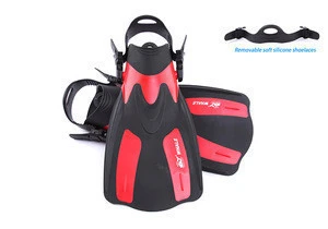 Diving gear Fashion  diving fins Snorkeling, and Swim  Snorkel Fins, Swim Fins Travel Size Short Adjustable