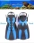 Import Diving gear Fashion  diving fins Snorkeling, and Swim  Snorkel Fins, Swim Fins Travel Size Short Adjustable from China