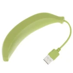 DMB11 Bananas shape USB HUB 2.0 High Speed 4 Port USB 2.0 Hub Splitter Cable Adapter for Laptop PC Suitable for gift giving