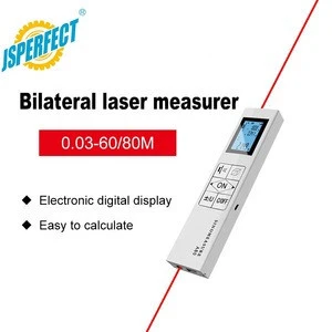 Double laser distance meter measure range 60m digital