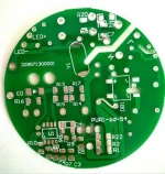 Double-sided PCB with motor control board