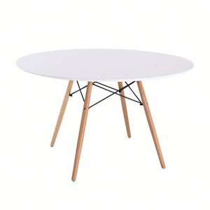 Double tray table legs hotel wood table legs round white table