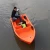 Import Double wall plastic boat flat bottom 3.7M plastic fishing boat from China