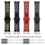 Import Dual color Breathable Silicone Sport Band Bracelet Watch Band replacement Wrist Rubber Strap for Apple iWatch 38 40 42 44 mm from China
