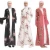 Import Dubai New digital print elegant Cardigan robe in Middle East islamic clothing from China