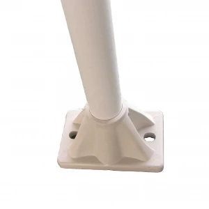 Durable fiberglass FRP UV resistant guardrail handrail fitting/base/ pipe connector