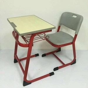 Durable School Kids Desk And Chair School Furniture Supplier