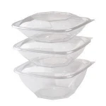 Easy Green Biodegradable Food Packaging Salad Container Transparent PLA Material Disposable Plastic Box/Cup