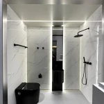 Easy to install prefab modular bathroom unit container house and hotel integral enclosed shower