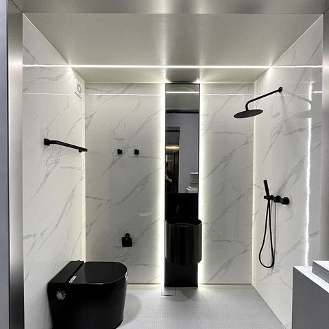 Easy to install prefab modular bathroom unit container house and hotel integral enclosed shower