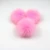 Import Eco-friendly Factory Wholesale Colorful High similar 12cm faux Fox Fluffy Fur Pom Poms / Balls from China