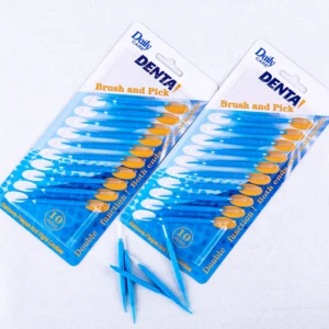 Eco- friendly interdental brush with CE approved plastic free