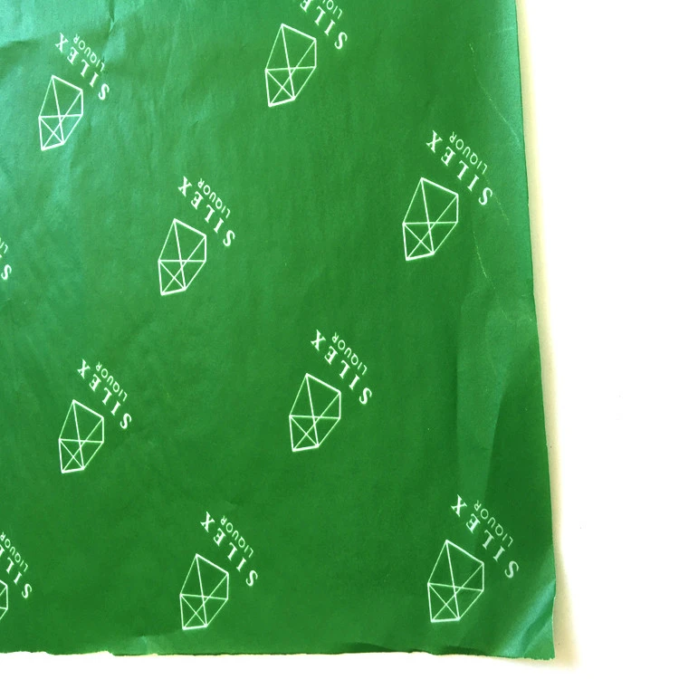 Eco friendly personalized tissue paper wrapping printed deli wax paper