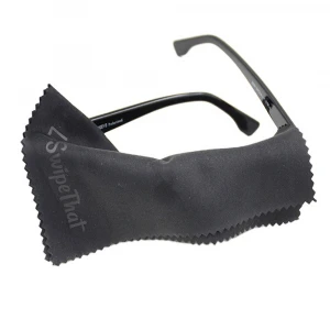 Eco- friendly sunglasses microfiber cleaning cloth with embossing Printing logo