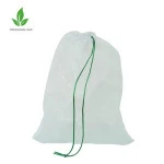 eco reusable fruit vegetables drawstring mesh bag