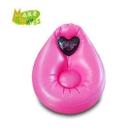 EITS Makewaves Cheap Kid Sofa Customized Red PVC Inflatable Pvc Folding Chair for promotion