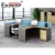 Ekintop L Shaped Office Partition Home Office Two Person Desk