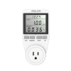 Electricity Usage Monitor Plug Power Meter Energy Watt Voltage Meter with Digital LCD Display Overload Protection